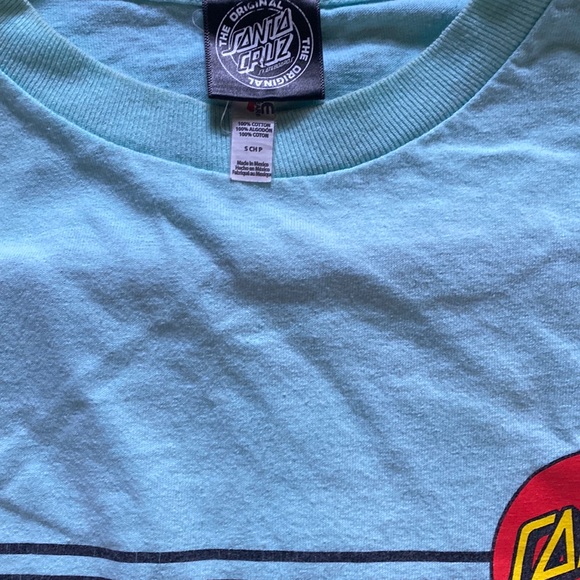 SANTA CRUZ blue small t shirt - Picture 4 of 4